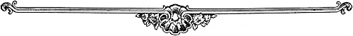 Cut of a decorative border