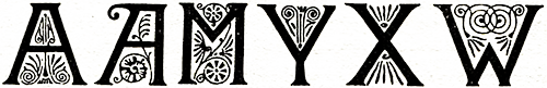 36-point Ispen Initials specimen